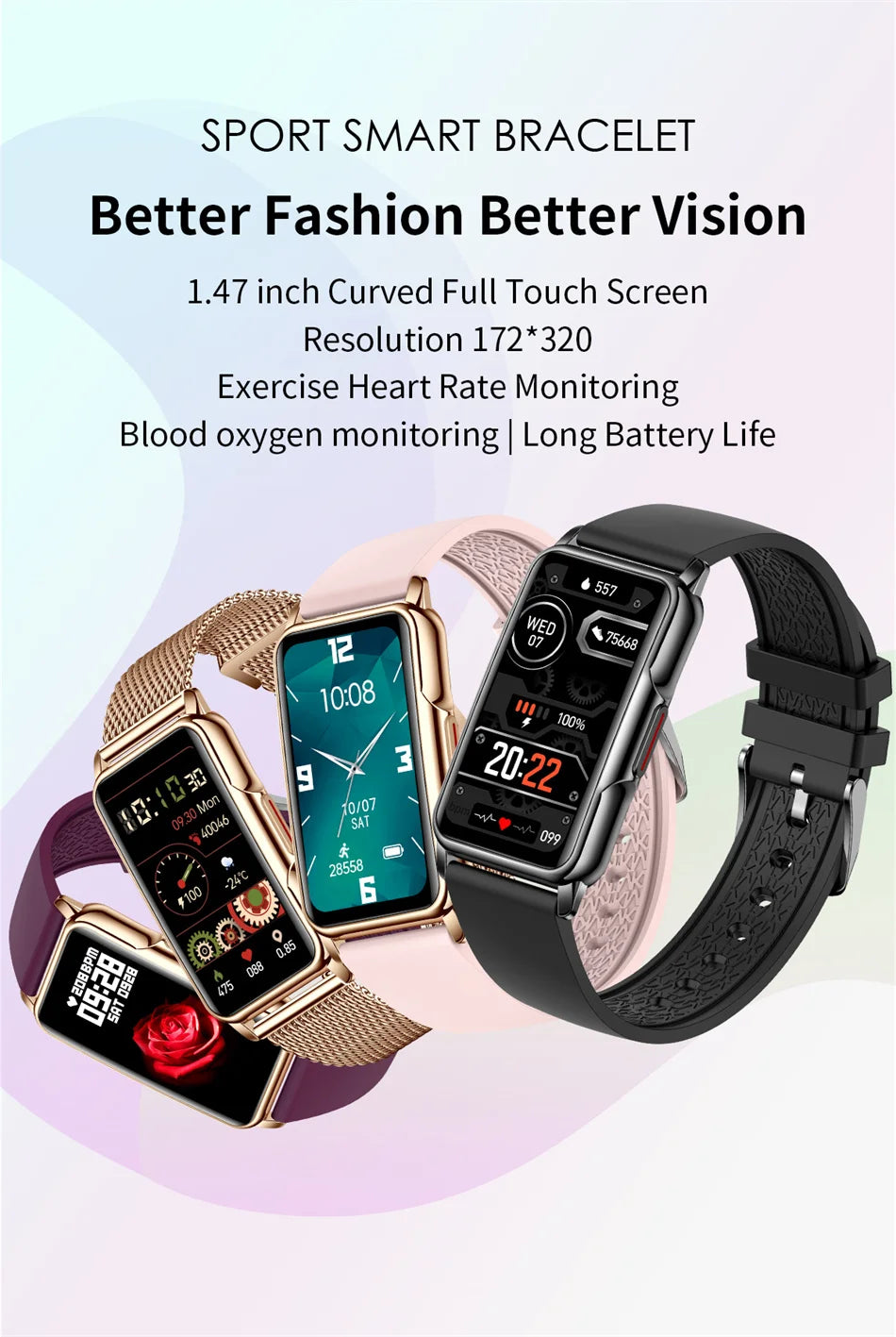 Smartwatch Heart Rate Waterproof