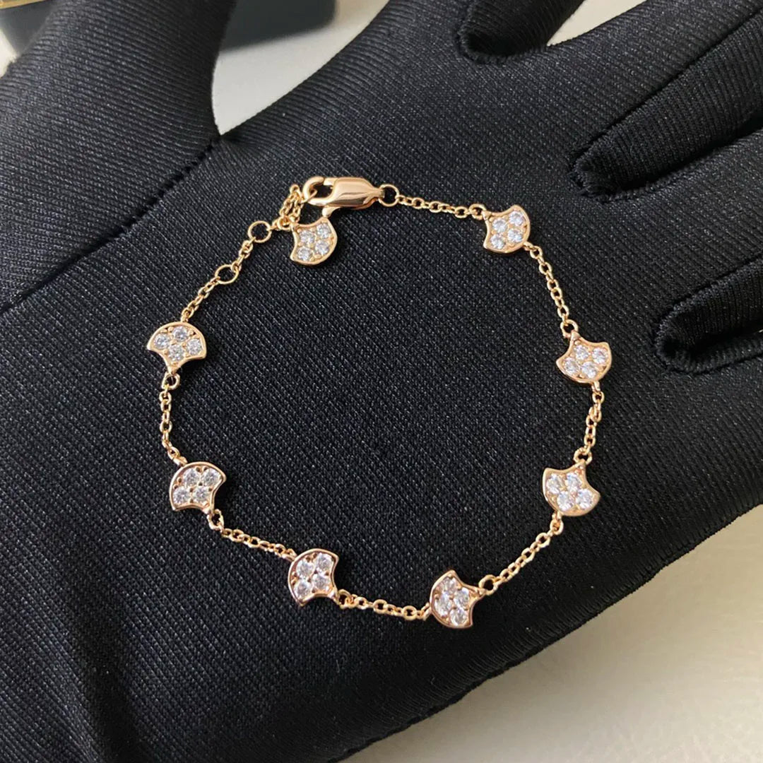 luxury silver bracelet women zircon engagement romantic fashionable gift