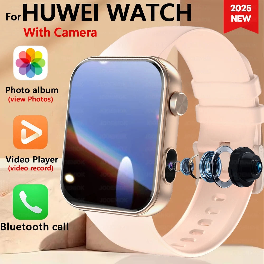 Smartwatch Fitness HeartRate Camera Bluetooth