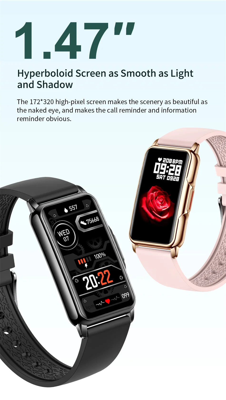 Smartwatch Heart Rate Waterproof