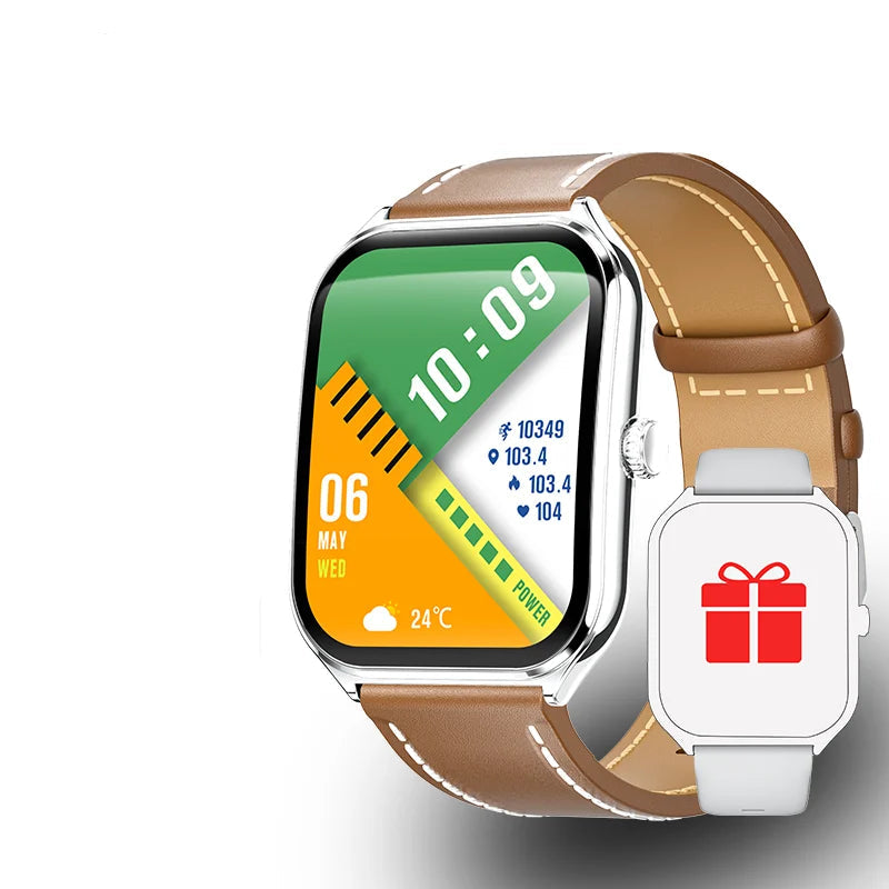 Ultra Thin Smartwatch AMOLED Display Call Reminder Fitness