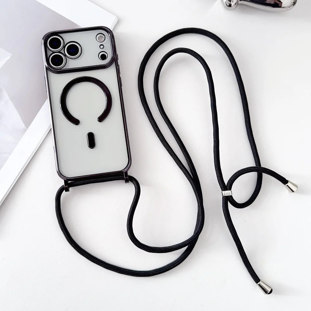 Luxury Magnetic Necklace Phone Case iPhone Magsafe