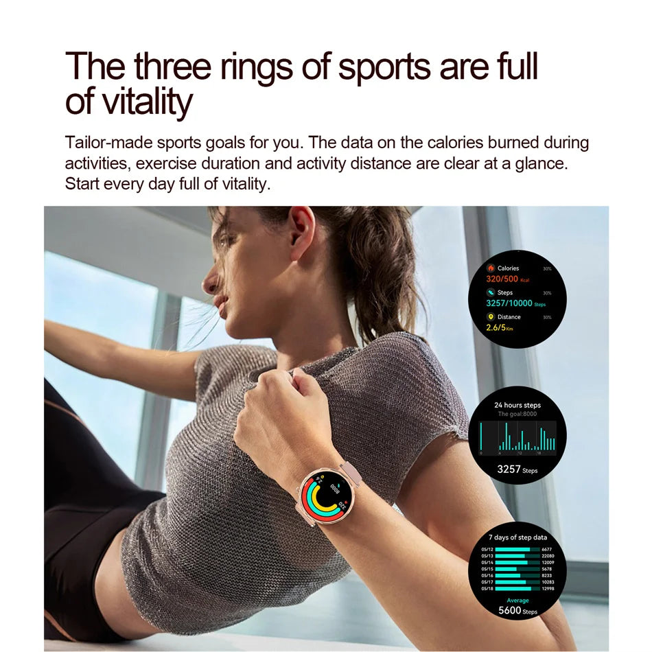 GPS Smartwatch AMOLED HeartRate Bluetooth IP68