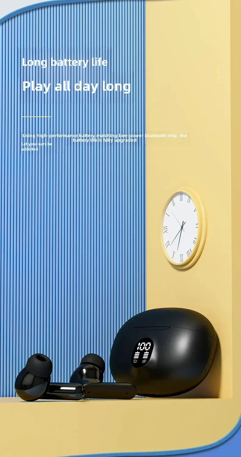 Gaming TWS Bluetooth earbuds, noise reduction, high-fidelity bass