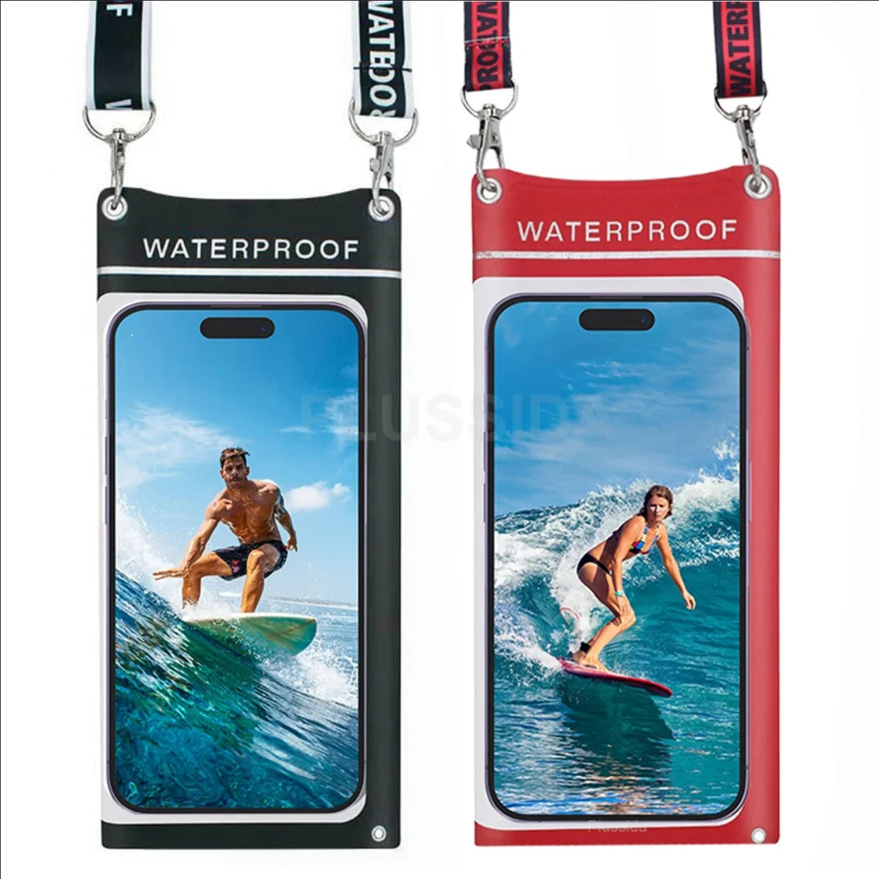 IPX8 waterproof pouch for Samsung and iPhone, perfect for swimming and underwater use