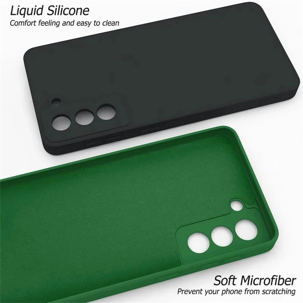 luxury liquid silicone case samsung shockproof soft protective cover