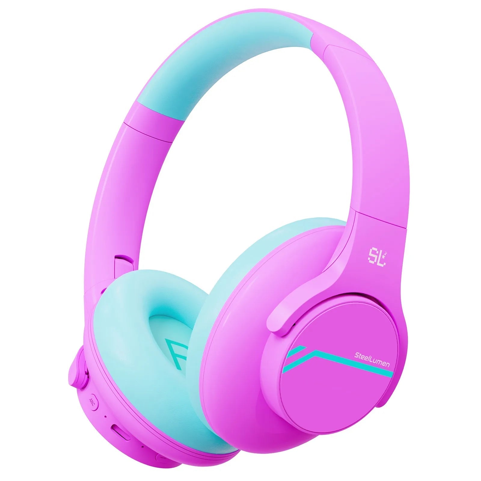 Kids Wireless Bluetooth ANC Headphones Noise Cancelling Travel