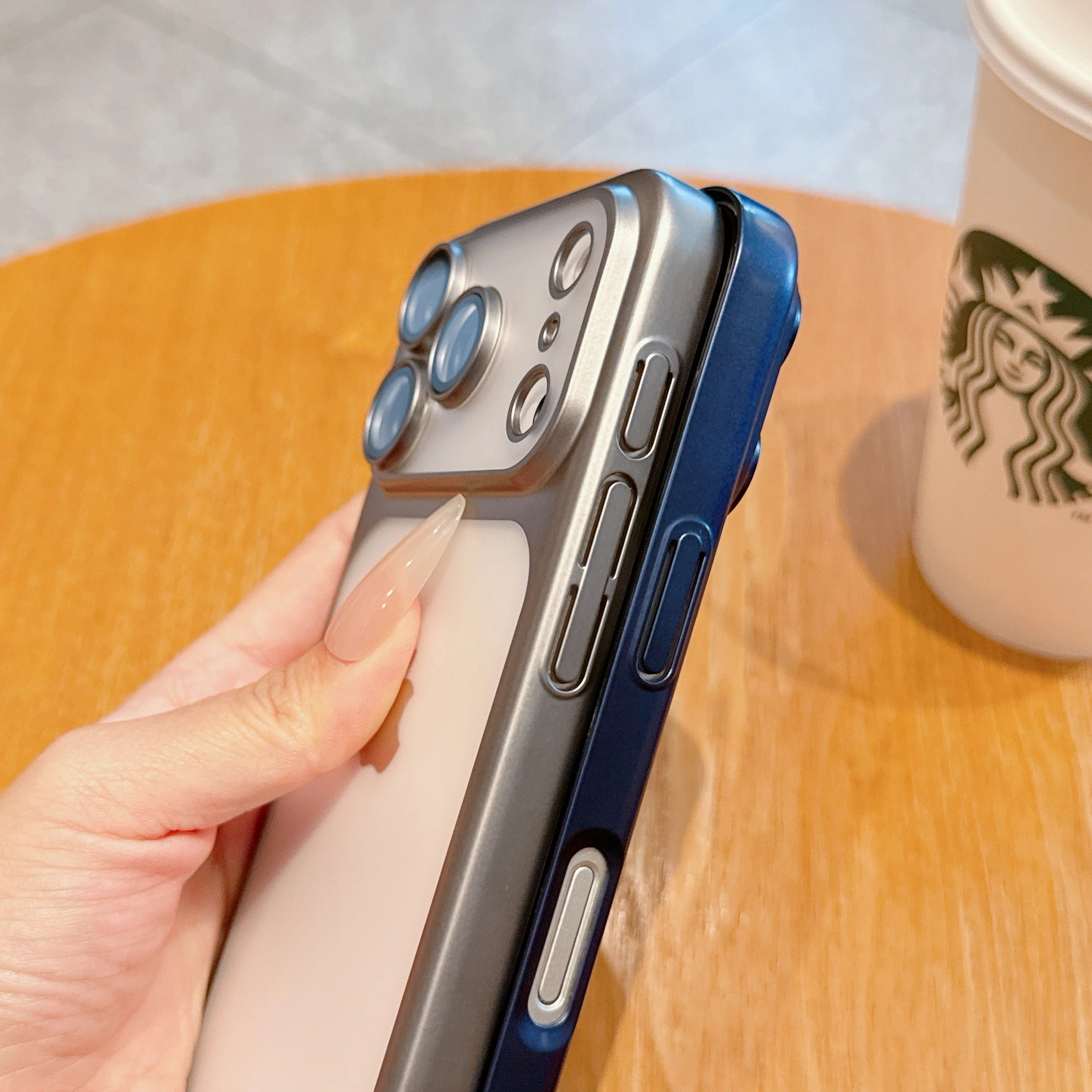 Transparent iPhone Case Clear Cover Anti-Fall Protection