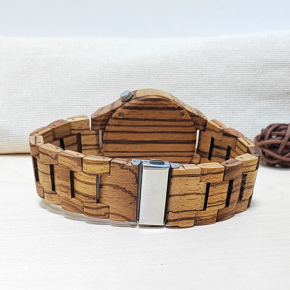 Men Wooden Watch Viking Symbol Personalized Quartz Gift