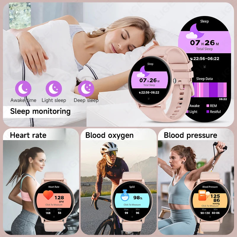 Smartwatch Fitness Bluetooth Health