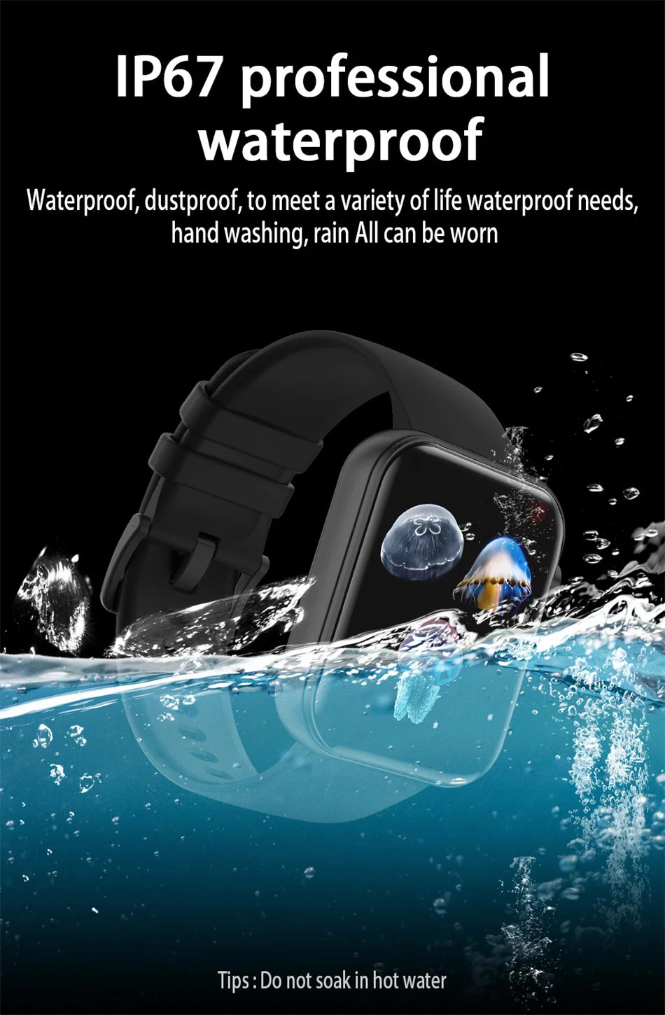 Smartwatch Fitness HeartRate Camera Bluetooth