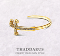 Golden Sword Bangle Bracelet Fashion Jewelry Vinatge Gift For Women Men