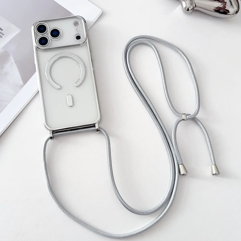 Luxury Magnetic Necklace Phone Case iPhone Magsafe