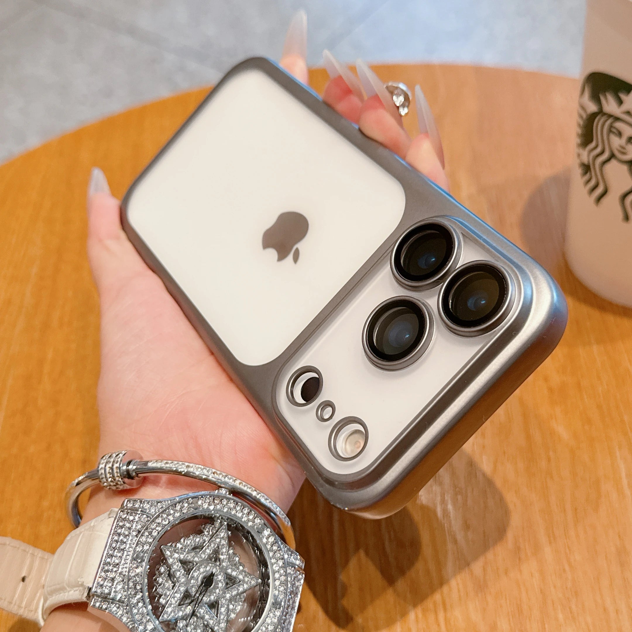 Transparent iPhone Case Clear Cover Anti-Fall Protection