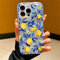 Summer Lemon Fruit TPU Shockproof iPhone Case