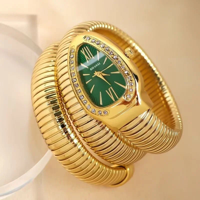 luxury women watch snake bracelet stylish modern elegant unique