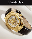 Gearly Skeleton Auto Leather