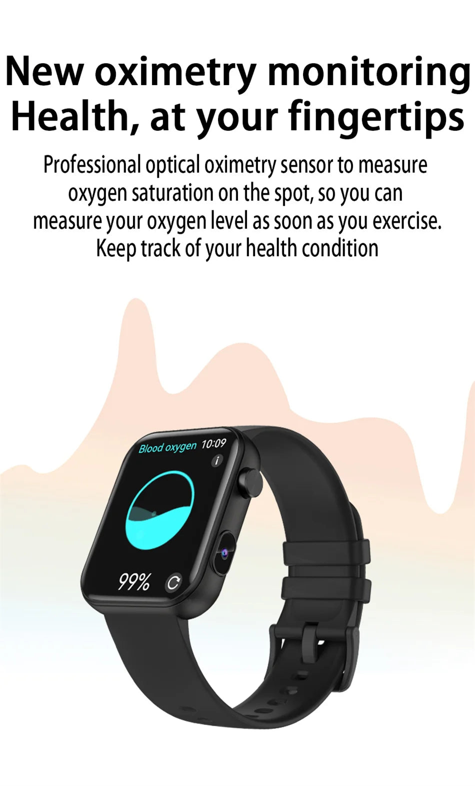 Smartwatch Fitness HeartRate Camera Bluetooth