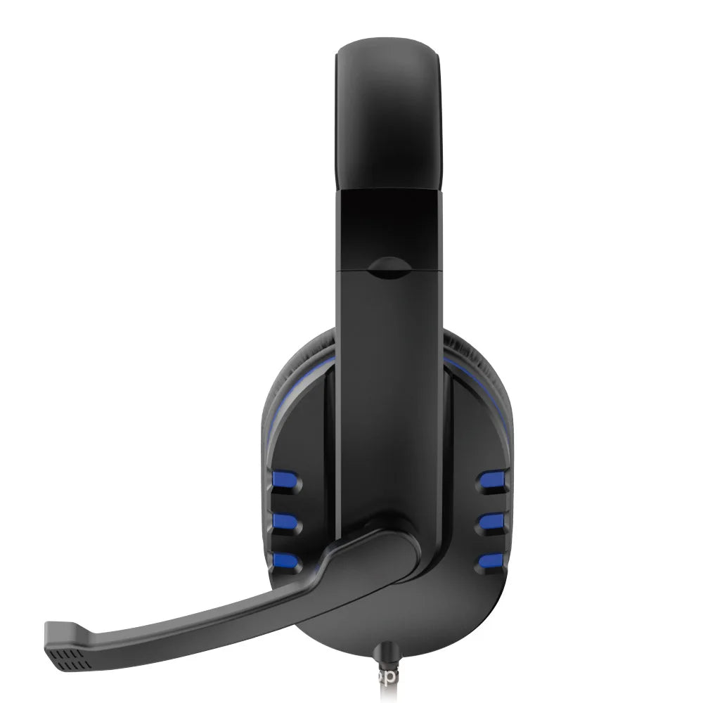 Wired gaming headset 3.5mm, noise-cancel mic, PS4 PC