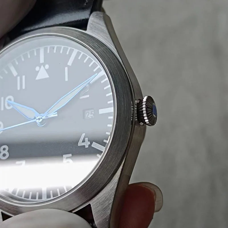 Flieger Pilot Watch Automatic Mechanical Aviator Field Wristwatch