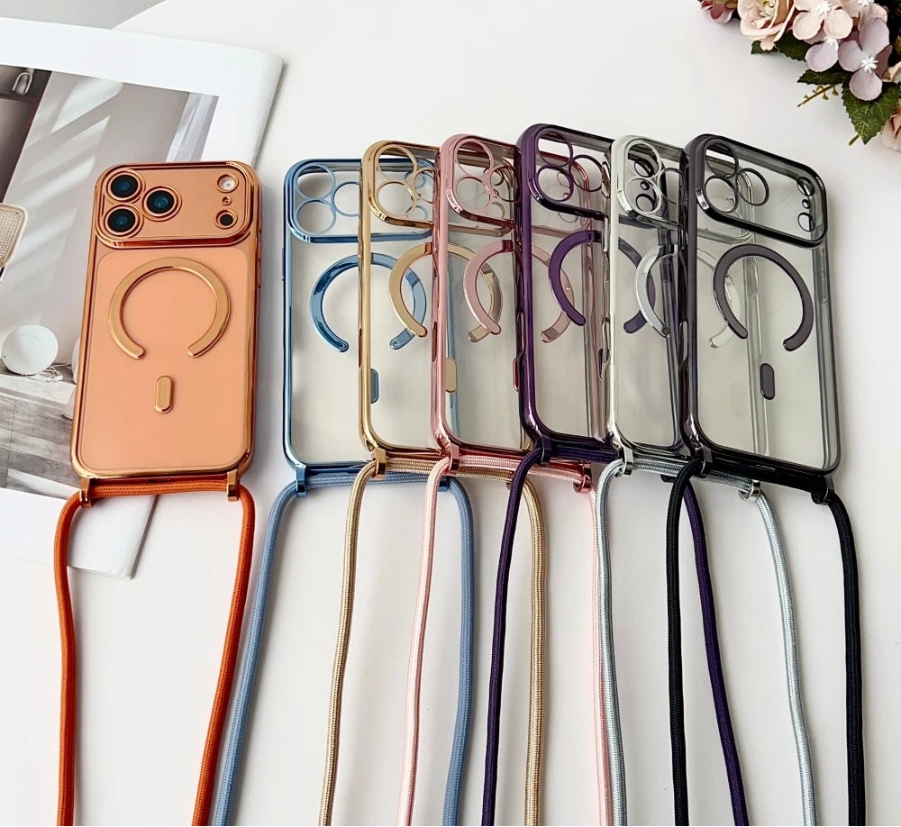 Luxury Magnetic Necklace Phone Case iPhone Magsafe