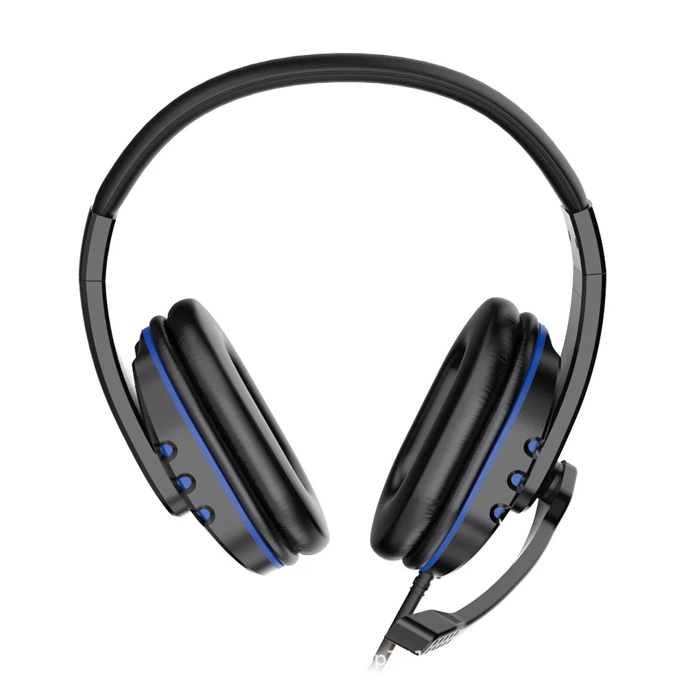 Wired gaming headset 3.5mm, noise-cancel mic, PS4 PC