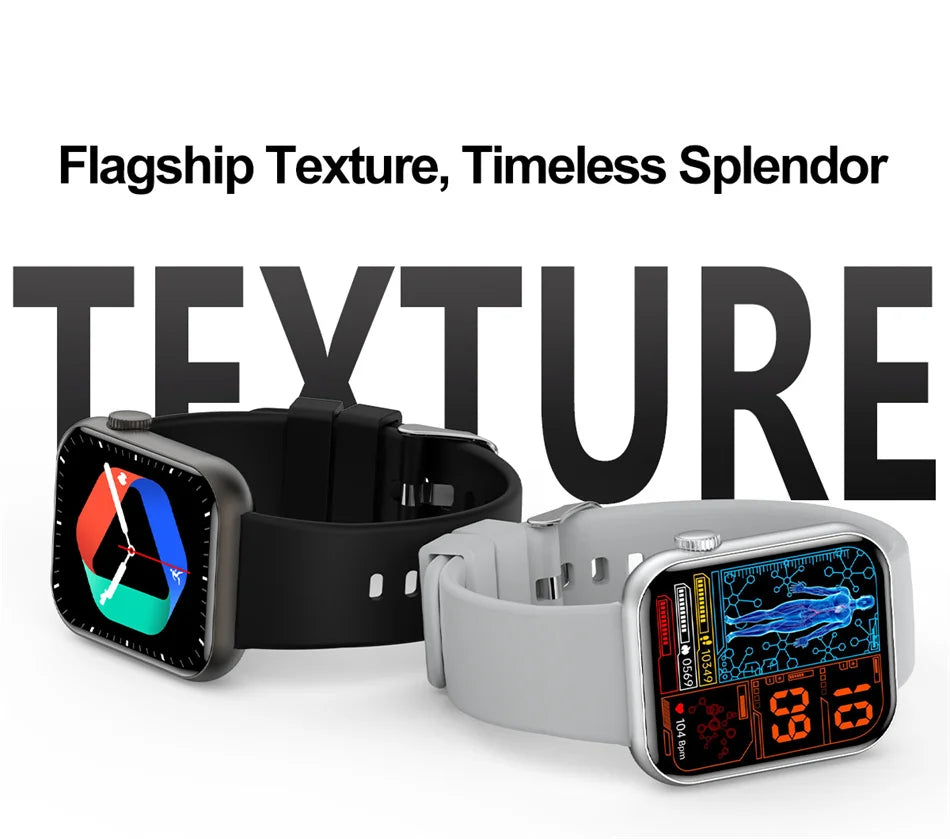 Men's smartwatch with Bluetooth calls sports modes health tracking