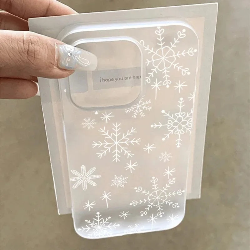 Cute Winter Christmas Snowflake Phone Case iPhone Cover