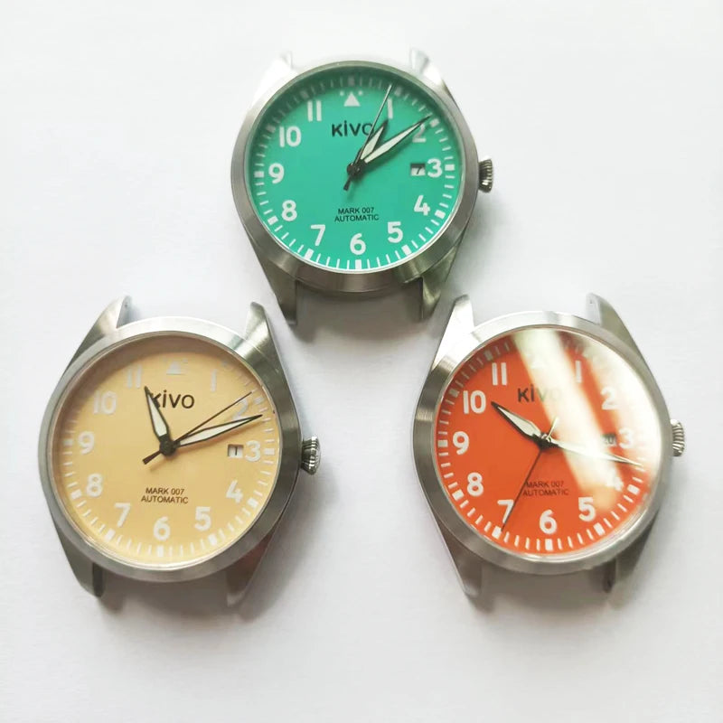 Flieger Pilot Watch Automatic Mechanical Aviator Field Wristwatch