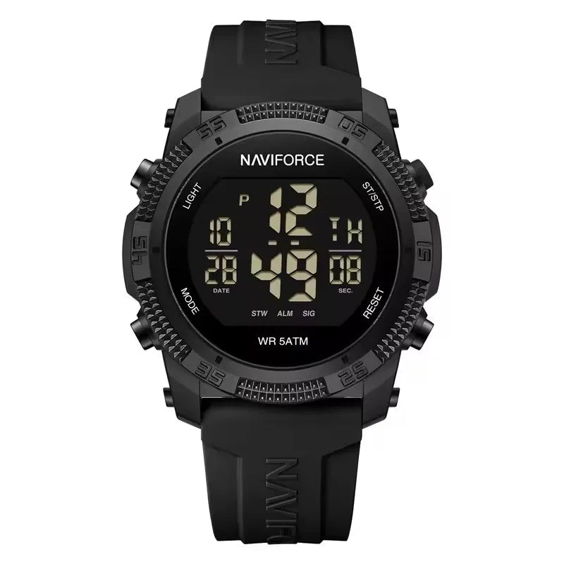 NAVIFORCE Sports Men's Digital Watch Waterproof Alarm