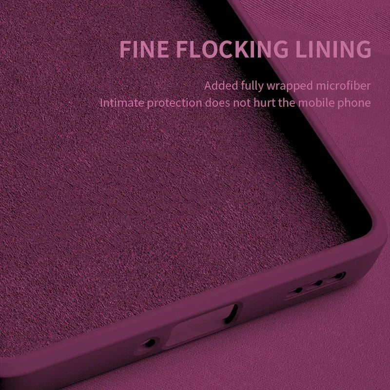 Premium silicone case for iPhone Pro Max with shock protection