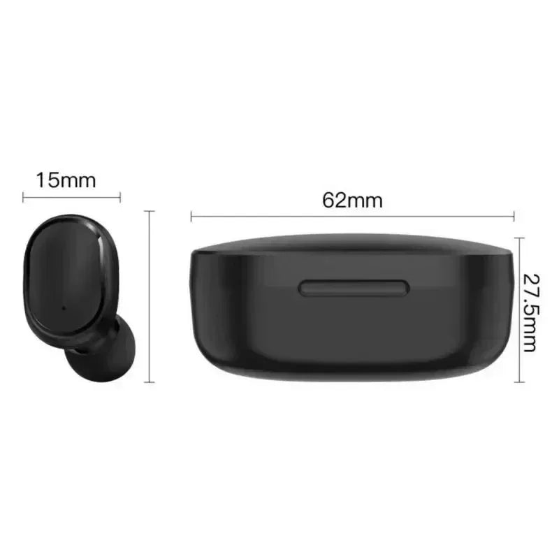 E6S TWS Bluetooth Earphones, wireless noise-canceling headset for Xiaomi Samsung
