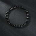 Stainless Steel Cuban Chain Bracelet Men Women Jewelry