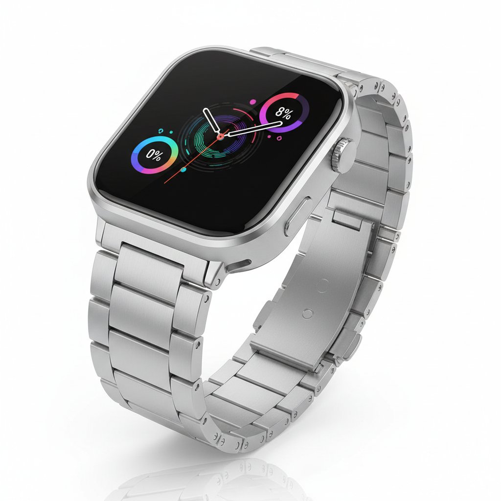 Waterproof Smartwatch with Heart Rate Monitor - 7 Day Battery